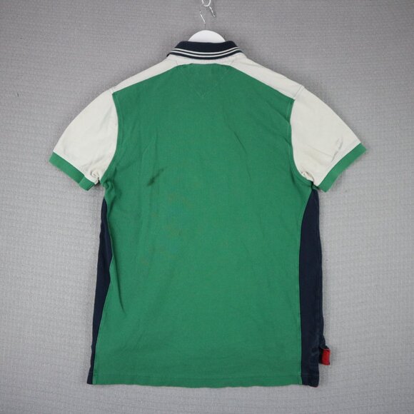 Tommy hilfiger Embroidered Patch Polo Tee Mens Large - Picture 7 of 8